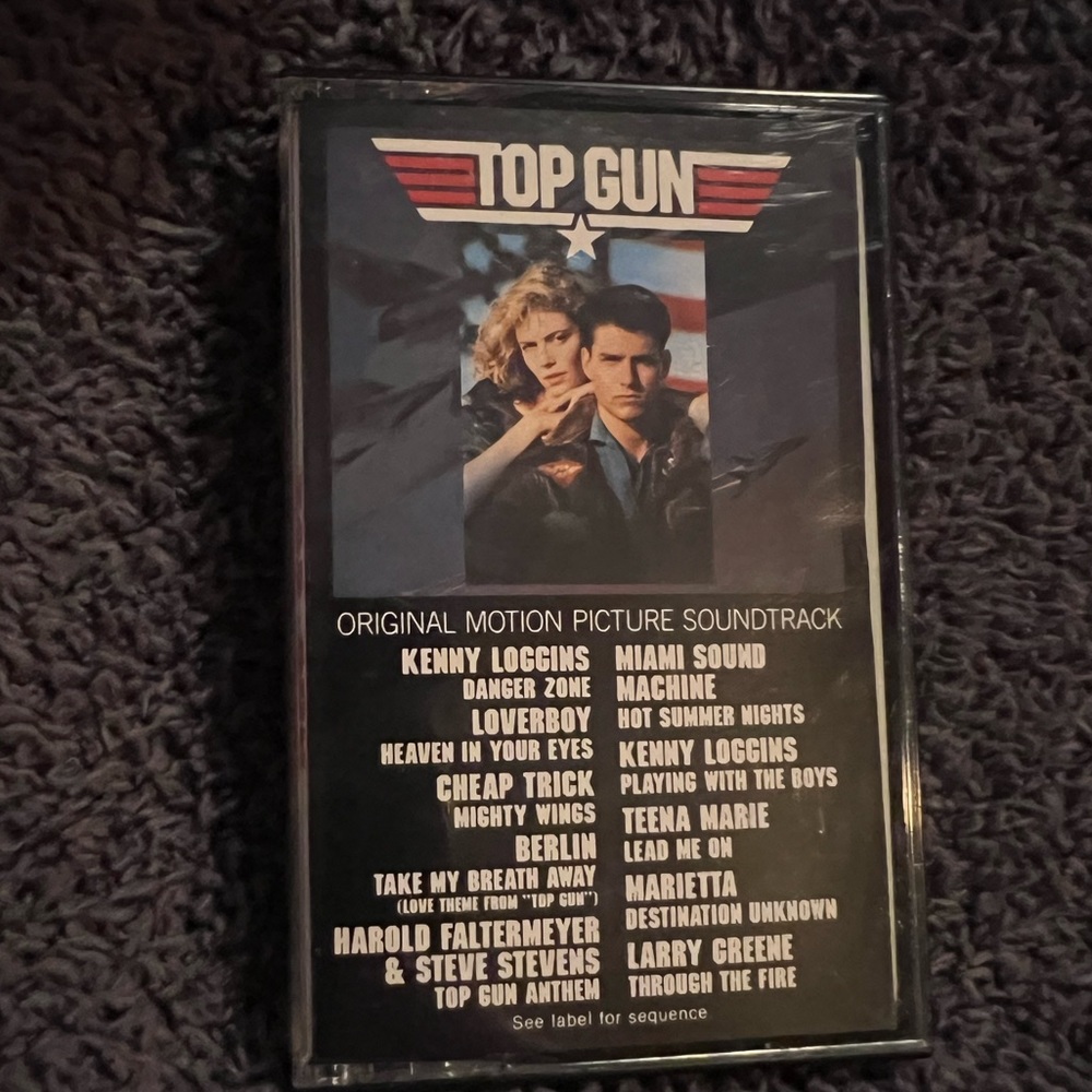 Top Gun - 1986 Original Soundtrack Cassette